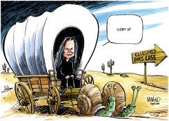 JUDGE CANNON'S SLOW PACE by Dave Whamond