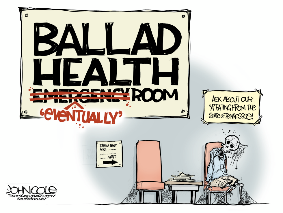 TENNESSEE Ballad Health state ratings