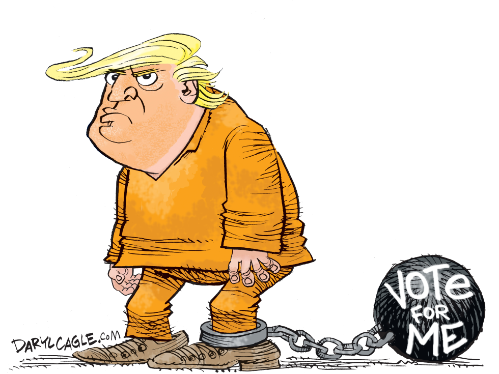  VOTE FOR THE FELON by Daryl Cagle