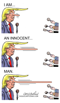 TRUMP IS GUILTY by Arcadio Esquivel