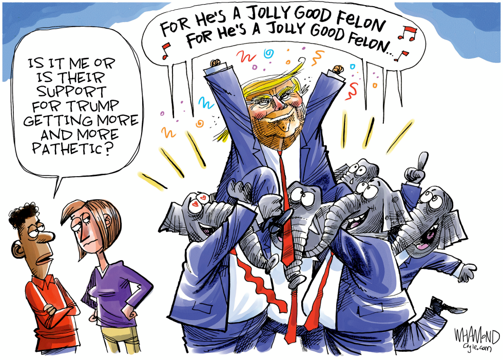 Propping up Trump