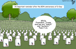 80TH ANNIVERSARY OF D-DAY by Bruce Plante