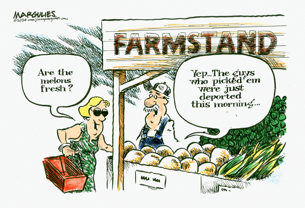 Migrants and fresh produce