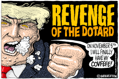 REVENGE OF THE DOTARD by Monte Wolverton