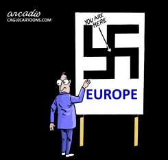EUROPEAN POLITICAL MAP by Arcadio Esquivel