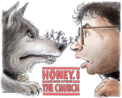 CATHOLIC CHURCH CLOSINGS by Adam Zyglis