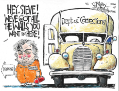 BANNON GETS HIS WALL by John Darkow