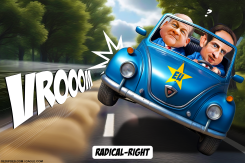 VICTORY OF FAR RIGHT MEANS DEFEATS MACRON / SCHOLZ by Bart van Leeuwen