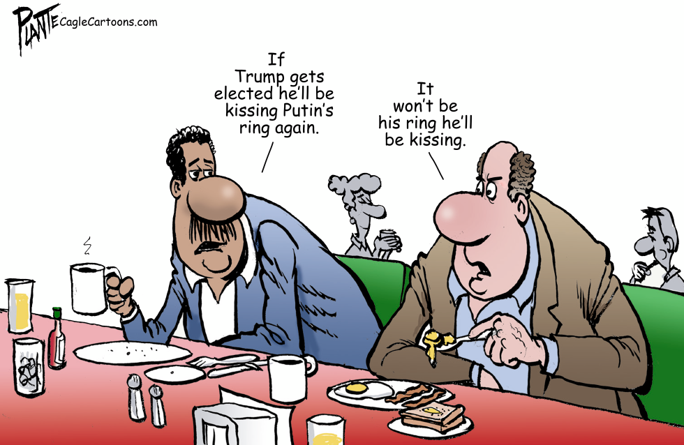 Trump and Putin sittin' in a tree