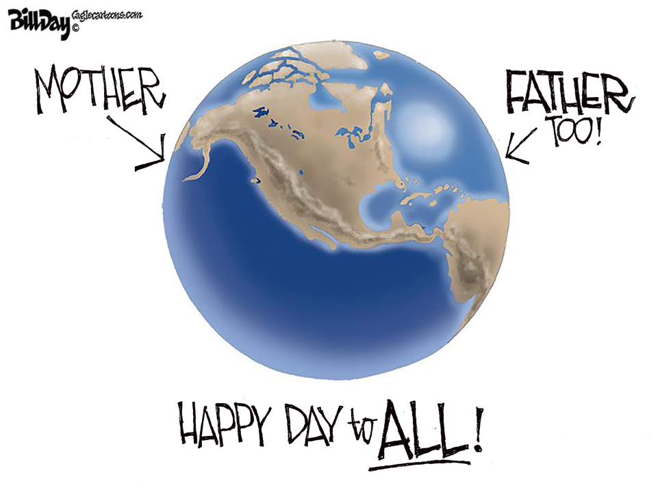 Earth receives Father's Day recognition alongside Mother Earth in a broad parental salute.