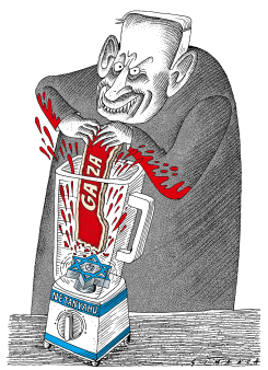 BENJAMIN NETANYAHU  by Osmani Simanca