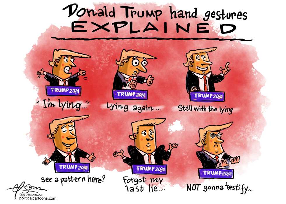 Hands up for trump