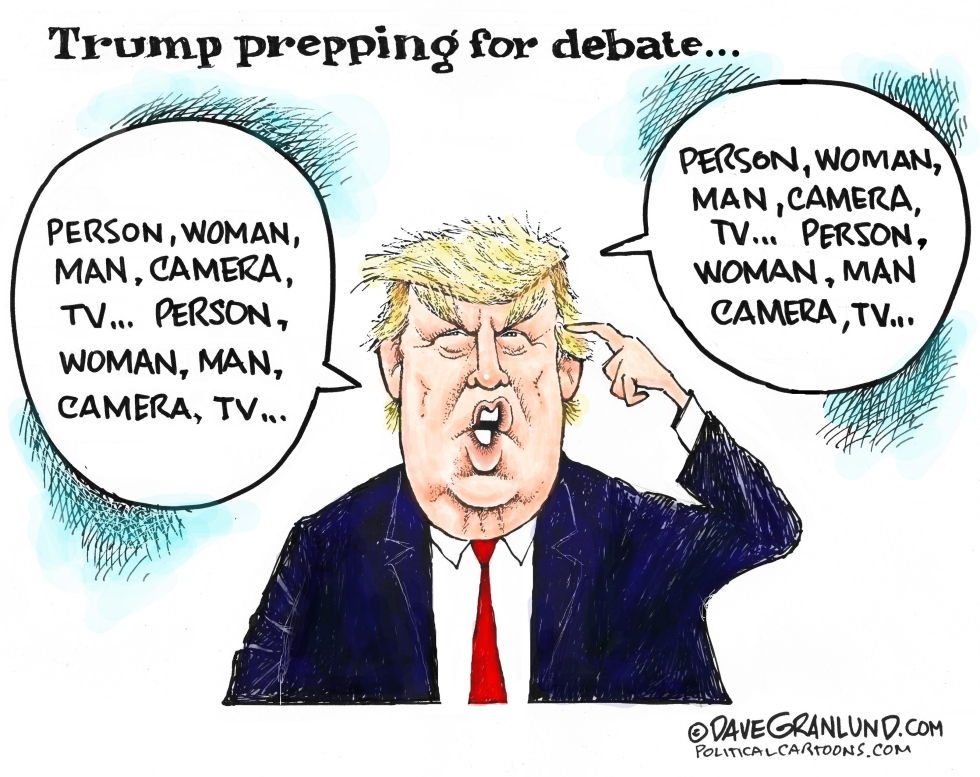 Trump preps for 2024 debate