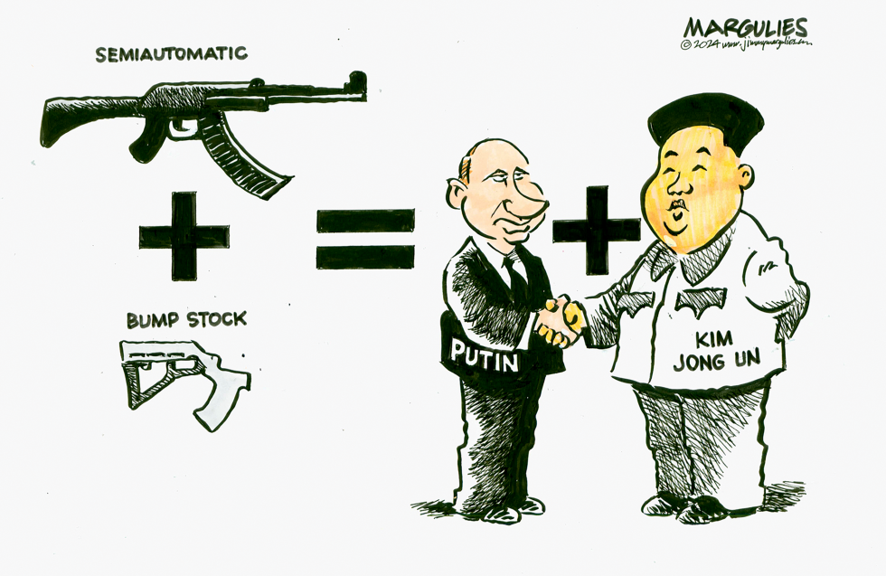 Putin and Kim Jong Un