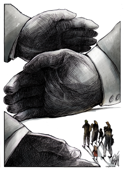 THE BORDERS OF SHAME by Angel Boligan