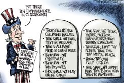 TEN COMMANDMENTS by Joe Heller