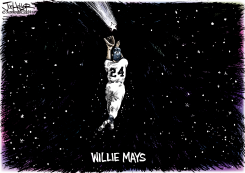 WILLIE MAYS by Joe Heller