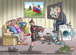 PRESS FREEDOM DEATH by Marian Kamensky