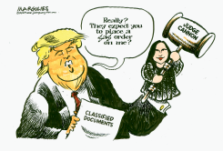 TRUMP AND JUDGE CANNON by Jimmy Margulies