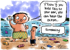 OCEAN POLLUTION by Guy Parsons