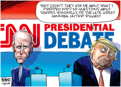 PRESIDENTIAL DEBATE PREP by Dave Whamond