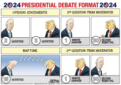 BIDEN TRUMP DEBATE FORMAT by R.J. Matson