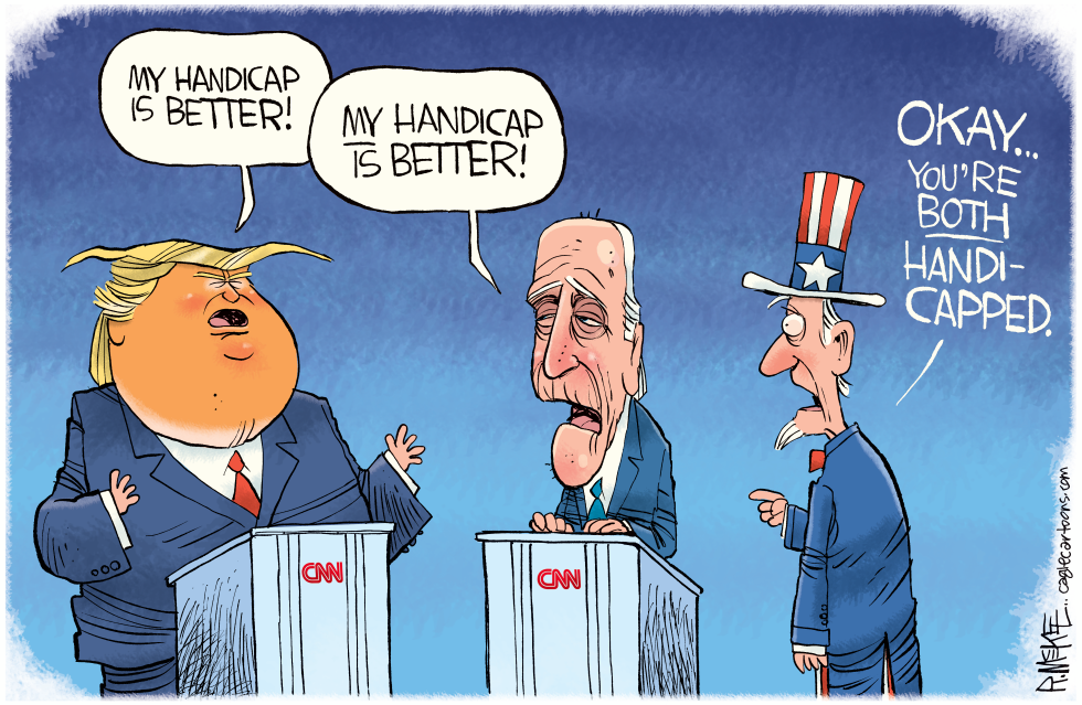 Trump and Biden Handicapped