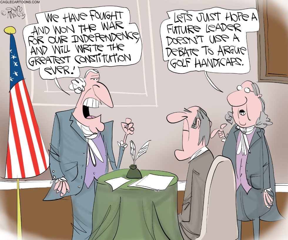 July 4 and Debating Golf