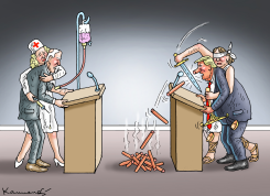 TV DUEL by Marian Kamensky