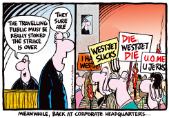 BACK AT WESTJET HEADQUARTERS by Ingrid Rice