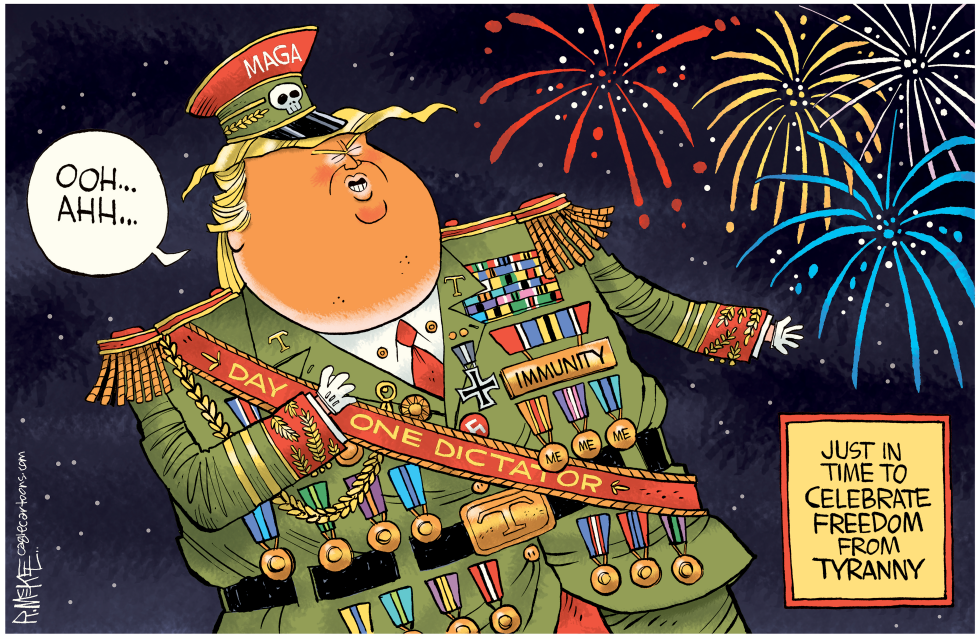 Dictator Trump Fourth of July
