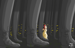 IN A FOREST OF BOOTS by Plop and KanKr