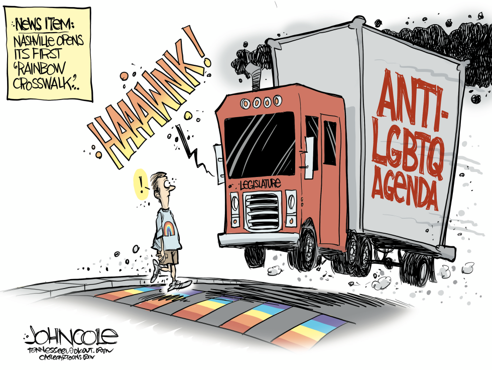 TENNESSEE LGBTQ in the crosswalk