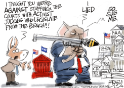 ACTIVIST JUDGES by Pat Bagley