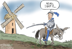 JOE QUIXOTE  by Jeff Koterba