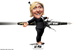 FRENCH LEFT BEATS LE PEN’S FAR RIGHT by Bart van Leeuwen