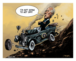 BIDEN IN THE RACE by Dario Castillejos