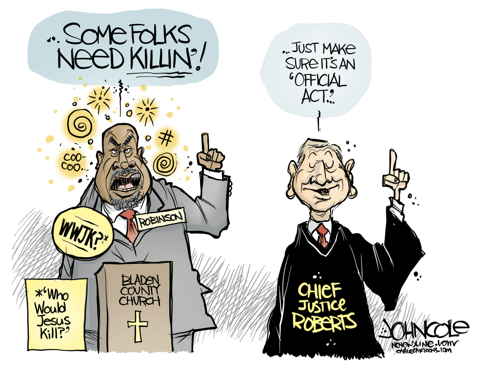 NORTH CAROLINA Robinson says ‘folks need killing’
