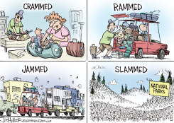 SLAMMED VACATION by Joe Heller