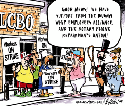 LCBO STRIKE by Steve Nease