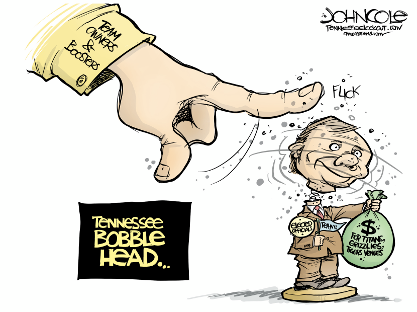 TENNESSEE Tax dollars for sports venues