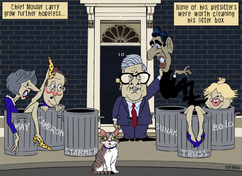 Larry & His Litterbox PMs