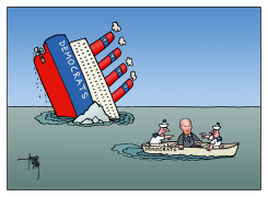 DEMOCRATS DISASTER by Arend van Dam