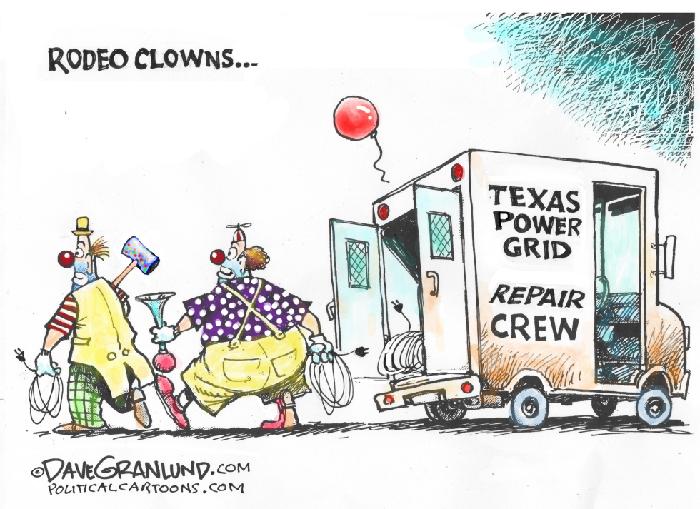 Texas Power Grid repairs