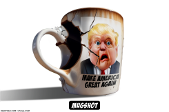 TRUMP SHOT IN EAR AT PENNSYLVANIA CAMPAIGN RALLY by Bart van Leeuwen