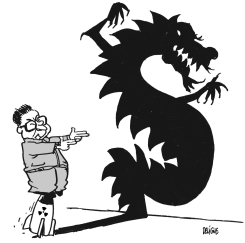 KIM JONG-IL-LITTLE DRAGON by Frederick Deligne