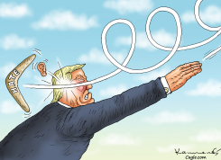 TRUMP SHOT by Marian Kamensky