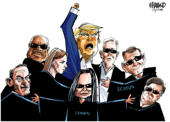 TRUMP PROTECTION by Dave Whamond