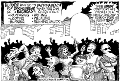 SPRING BREAK IN BAGHDAD by Monte Wolverton