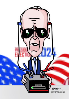 BIDEN LOADING by Rayma Suprani